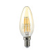 LED винтидж крушка - Е14 - форма свещ - 4W - златно стъкло LED винтидж крушка - Е14 - форма свещ - 4W - златно стъкло