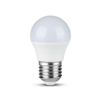 LED  крушка - Е27 - G45 - 4.5W - бяла