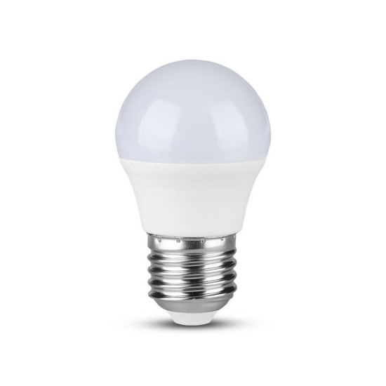 LED  крушка - Е27 - G45 - 4.5W - бяла