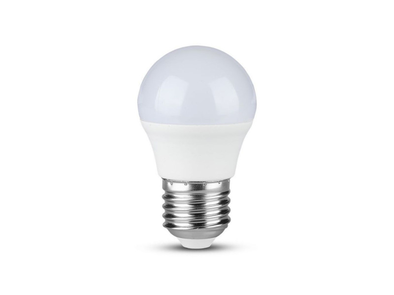 LED  крушка - Е27 - G45 - 4.5W - бяла