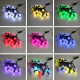 RGB гирлянд от 25бр LED PVC крушки G40 - 10m