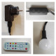 RGB гирлянд от 25бр LED PVC крушки G40 - 10m