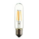 LED винтидж крушка - намотка: конус - Е27 - T125 - 4W - прозрачно стъкло