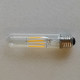 LED винтидж крушка - намотка: конус - Е27 - T125 - 4W - прозрачно стъкло