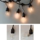 соларен гирлянд E27 от 10бр LED PVC крушки S14 - 5м
