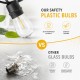 соларен гирлянд E27 от 10бр LED PVC крушки S14 - 5м
