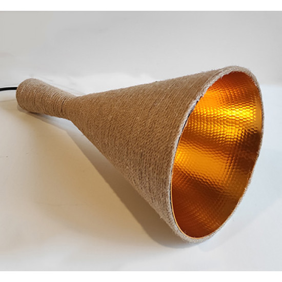 комплект 3 лампи - съд за вода - декорация с въже